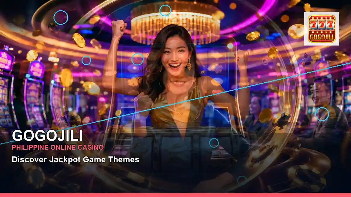 GOGOJILI duo online slot games featuring an adult Filipina casino host with a centered composition — view 2