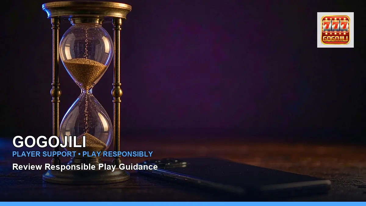 GOGOJILI high-energy play responsible gaming guide in a limit dial layout for Philippine players
