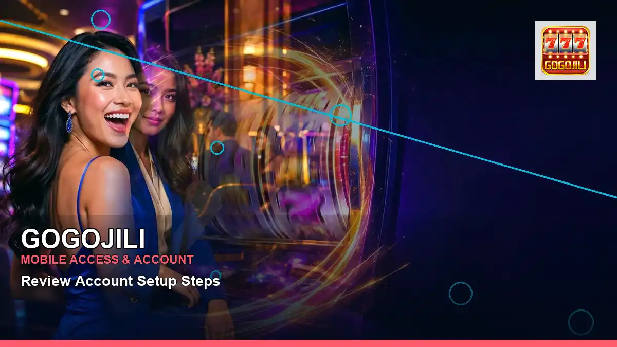 GOGOJILI left-framed mobile casino first deposit rewards highlighting mobile-friendly casino play