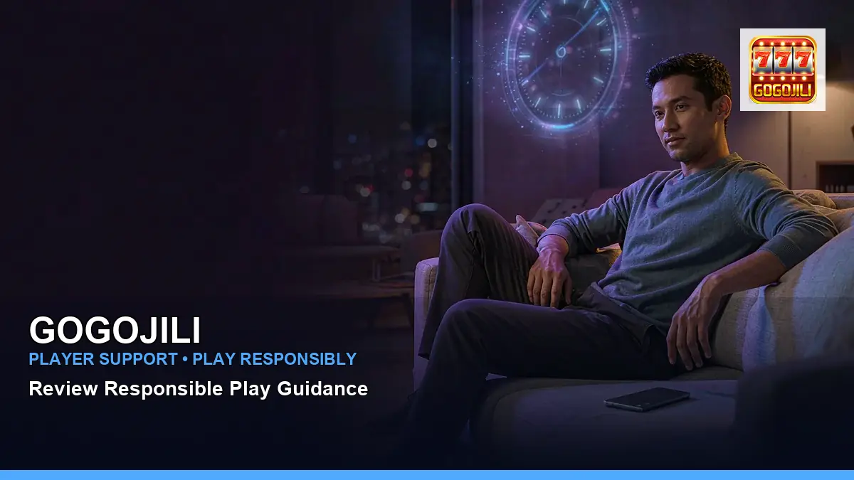 GOGOJILI high-energy play responsible gaming guide in a clock hologram layout for Philippine players