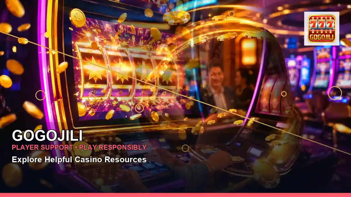 GOGOJILI layered collage lounge VIP casino rewards highlighting mobile-friendly casino play